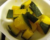 ホクホクカボチャの豆乳グラタン作り方1写真