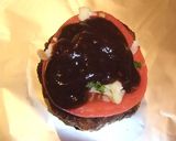 蒸し焼きハンバーグ☆トマトとチーズのせ作り方15写真