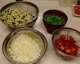 夏野菜のドライカレー作り方1写真