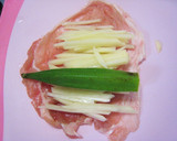 おくらとお芋の肉巻き♬和風トマトソース❤作り方6写真