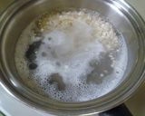 牛乳パックで簡単！！押麦入り黒糖ういろう作り方1写真