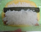 ワンちゃんのおててのスタンプ飾り巻き作り方4写真