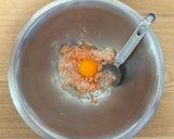 人参ジュースが隠し味！蒸篭蒸しハンバーグ作り方2写真
