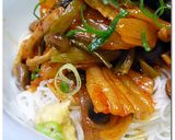 ♪食べラ～ 豚キムチ♪ のっけ そうめん作り方9写真