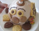 「アンパンマン号」のバースデーケーキ作り方10写真