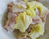 フライパンで簡単！豚バラと白菜の重ね蒸し作り方6写真