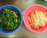 台湾創作料理★黒胡椒風味チンジャオロース作り方2写真