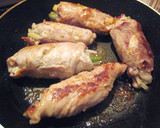 おくらとお芋の肉巻き♬和風トマトソース❤作り方9写真