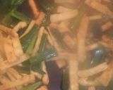 油揚げとわけぎのかんたん炒め作り方8写真