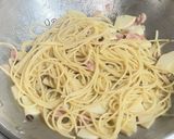 筍とベーコンの醤油ペペロンチーノ作り方5写真