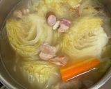 根菜ポトフ　焼きキャベツ入り作り方2写真