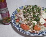 この一皿で満足！　豚肉豆腐サラダおかず☆作り方2写真