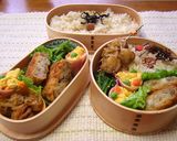 お弁当・フワフワ玉子のハムカップ♪作り方5写真