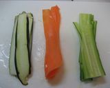 冷豚しゃぶしゃぶのくるくる野菜巻き☆作り方2写真