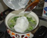 バナメイエビとチンゲン菜の中華スープ作り方5写真