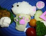 野菜の抜き型で 犬・猫の手(肉球)?作り方8写真