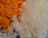 オムライス＝ケチャップライス＋薄焼き卵作り方1写真