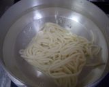 ジュワ♪カリッ！ごま油で美味しい冷うどん作り方1写真