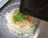 ジュワ♪カリッ！ごま油で美味しい冷うどん作り方5写真