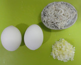 お弁当に☆ちりめんの厚焼き玉子作り方1写真