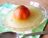 まるごとトマトの冷製スープ作り方7写真