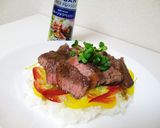 野菜たっぷり★スタミナカルビ丼作り方3写真