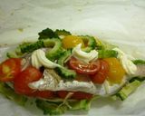 夏野菜と花鯛のレンジで簡単包み蒸し作り方3写真