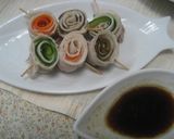 冷豚しゃぶしゃぶのくるくる野菜巻き☆作り方7写真