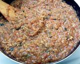 夏野菜たっぷりミートソースのパスタ作り方7写真