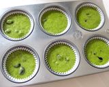 抹茶と黒豆のマフィン作り方5写真