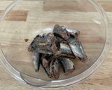 さんま水煮缶梅マヨ和え作り方1写真