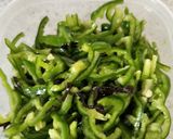 塩昆布ピーマン作り方2写真