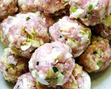 塩胡椒で食べる香ばしい中華肉団子♪作り方2写真