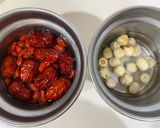山芋なつめ烏骨鶏スープ（山藥烏骨雞湯）作り方1写真