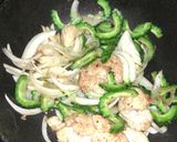 鶏胸肉とゴーヤと豆腐の焼肉のたれ炒め作り方6写真