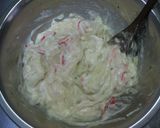 ココットde★カニかまクリームコロッケ風作り方3写真