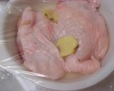 しっとり鶏のわさび醤油和え作り方2写真