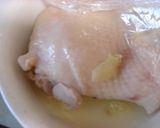 しっとり鶏のわさび醤油和え作り方3写真