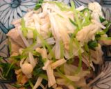 しっとり鶏のわさび醤油和え作り方4写真