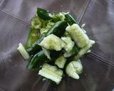鶏ムネ肉と夏野菜のサラダ作り方4写真