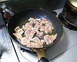 猪肝炒青菜作り方3写真