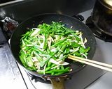猪肝炒青菜作り方8写真