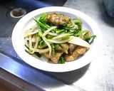 猪肝炒青菜作り方10写真