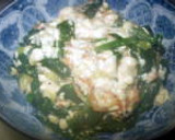 ほうれん草の豆腐あんかけ作り方7写真