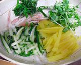 たくあんサラダ作り方1写真