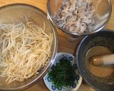 もやしとシソの冷しゃぶ～胡麻ダレ～作り方2写真