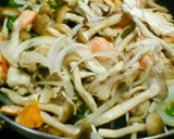 鮭ときのこのししとうペペロンチーノ作り方5写真