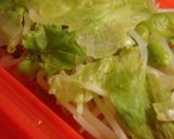 豚肉ともやしのポン酢和え×ルクエ作り方3写真