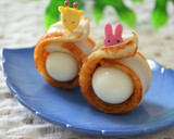 お弁当・おつまみに☆うずら卵のちくわ巻き作り方3写真