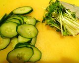 オリーブとみょうがのエスニック豆腐サラダ作り方3写真